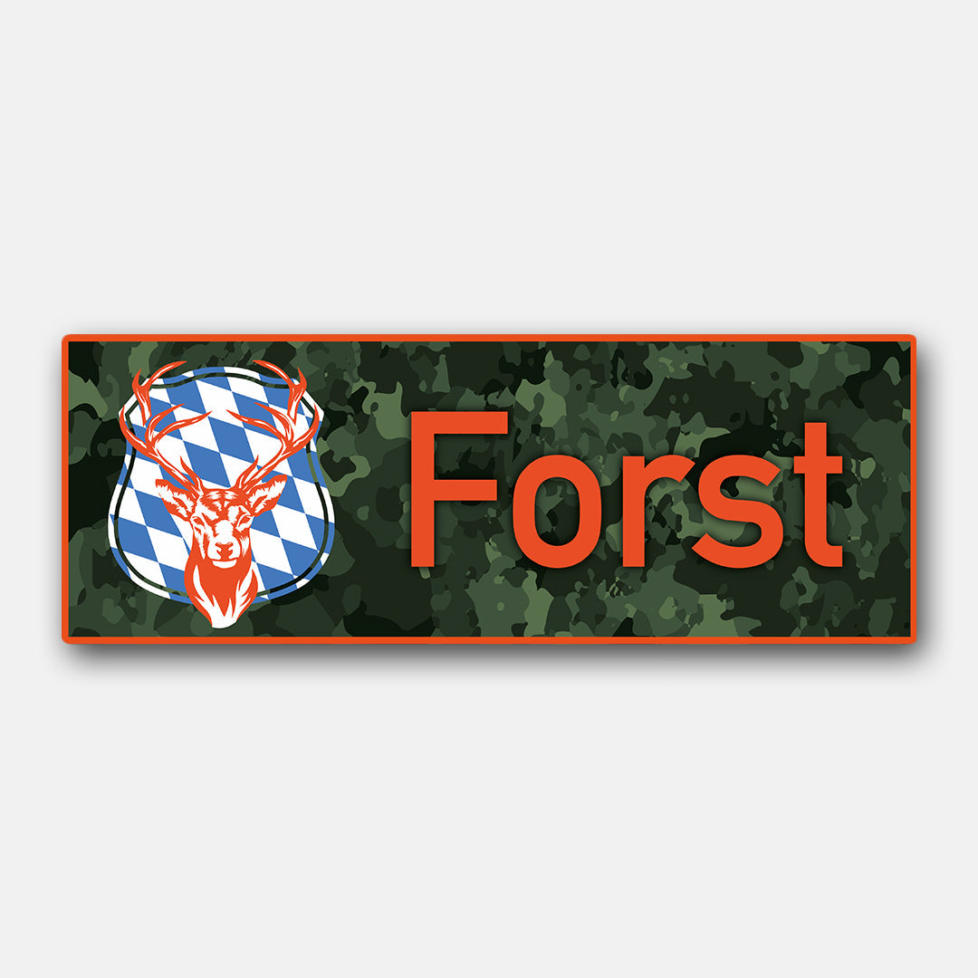 Premium Jagdaufkleber "Forst Bayern"