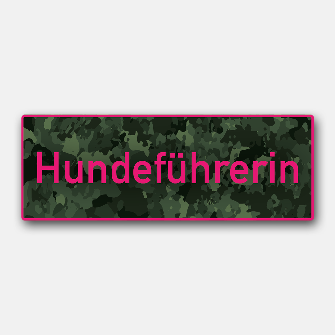 Premium Jagdaufkleber "Hundeführerin"