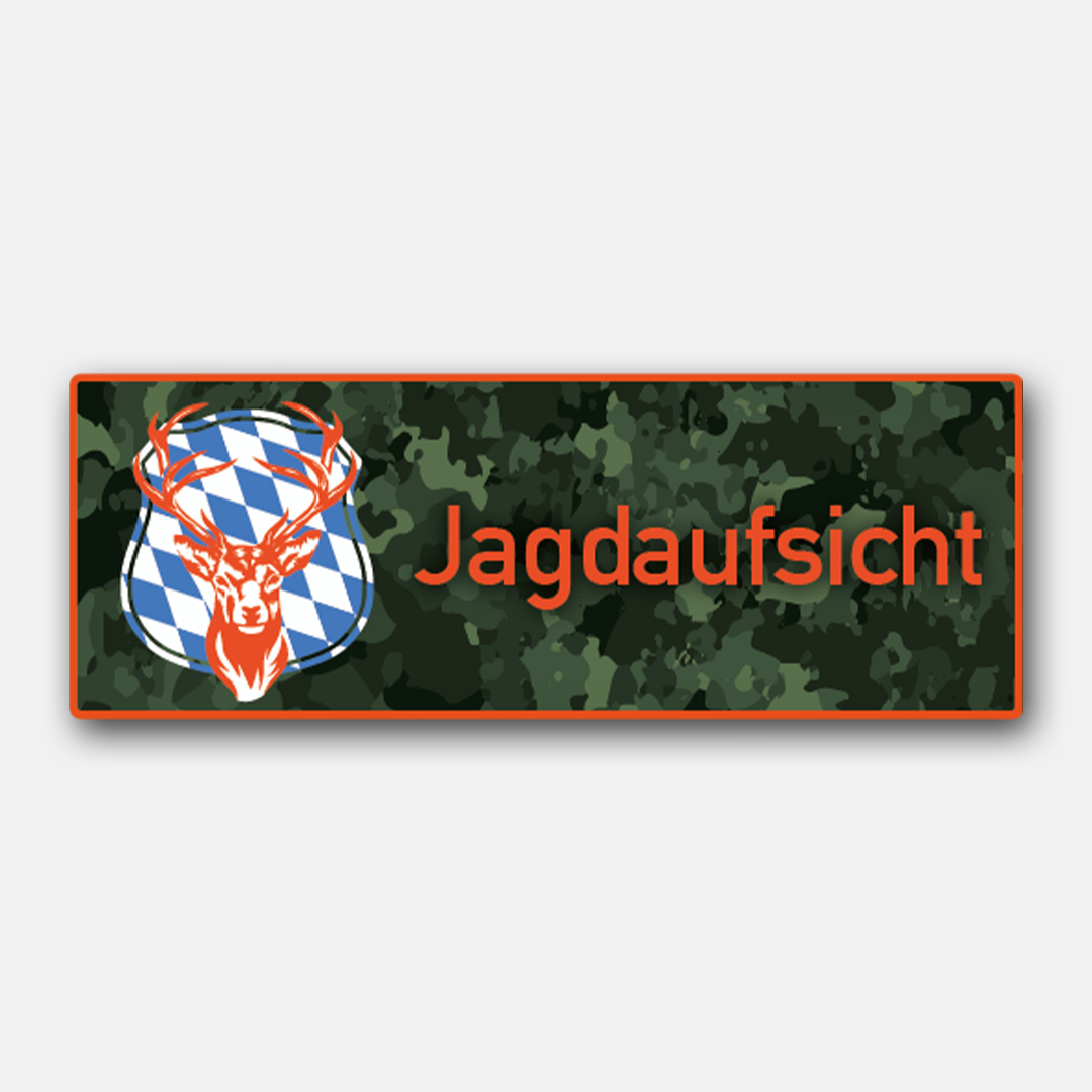 Magnetschild &amp;quot;Jagdaufsicht&amp;quot; – Wilde Hilde Original