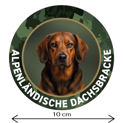 Alpenländische Dachsbracke Aufkleber fürs Auto