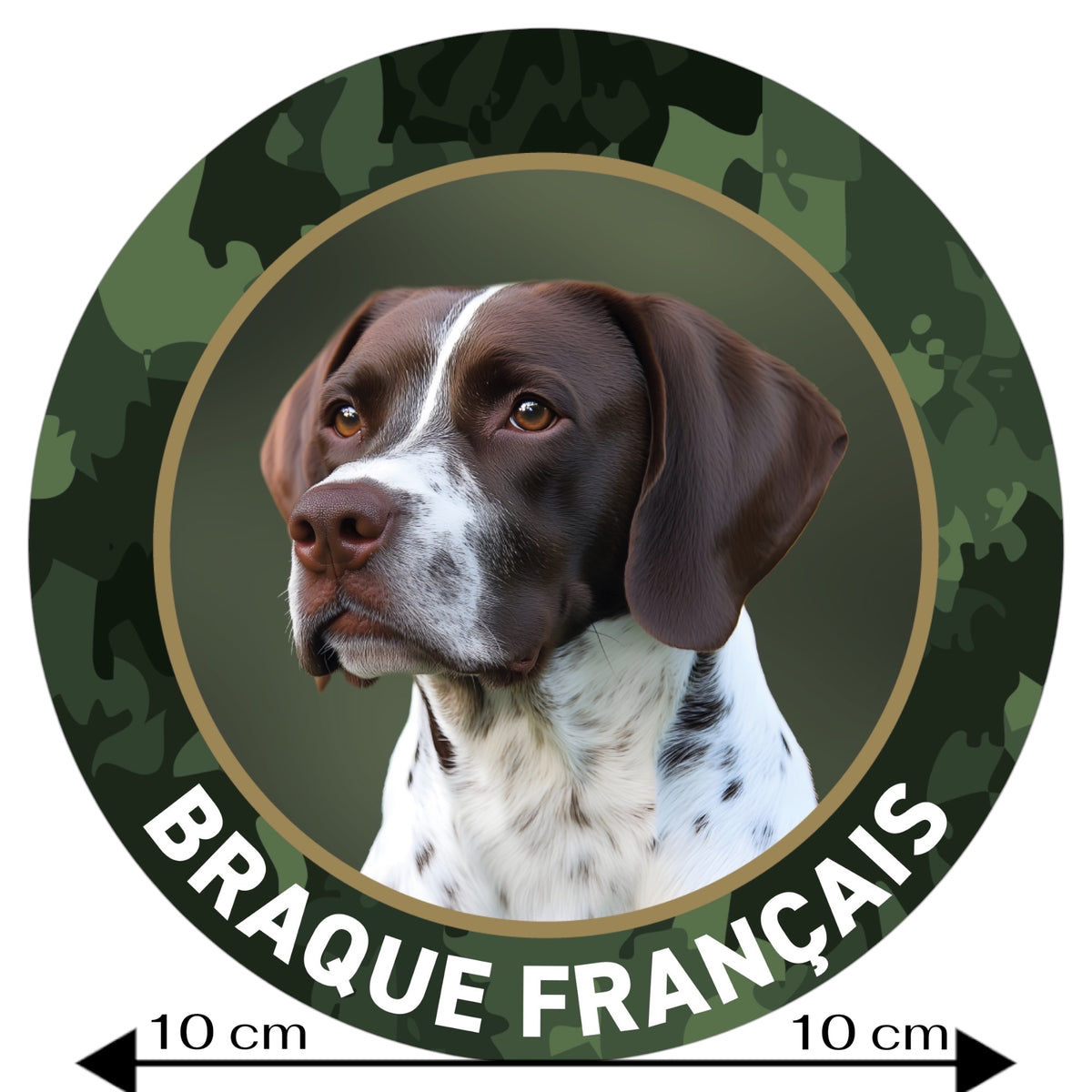 Braque Français Aufkleber fürs Auto