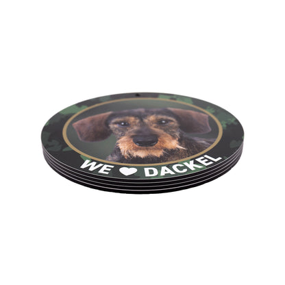 Dackelschild - Rauhaardackel "Dackels Home"