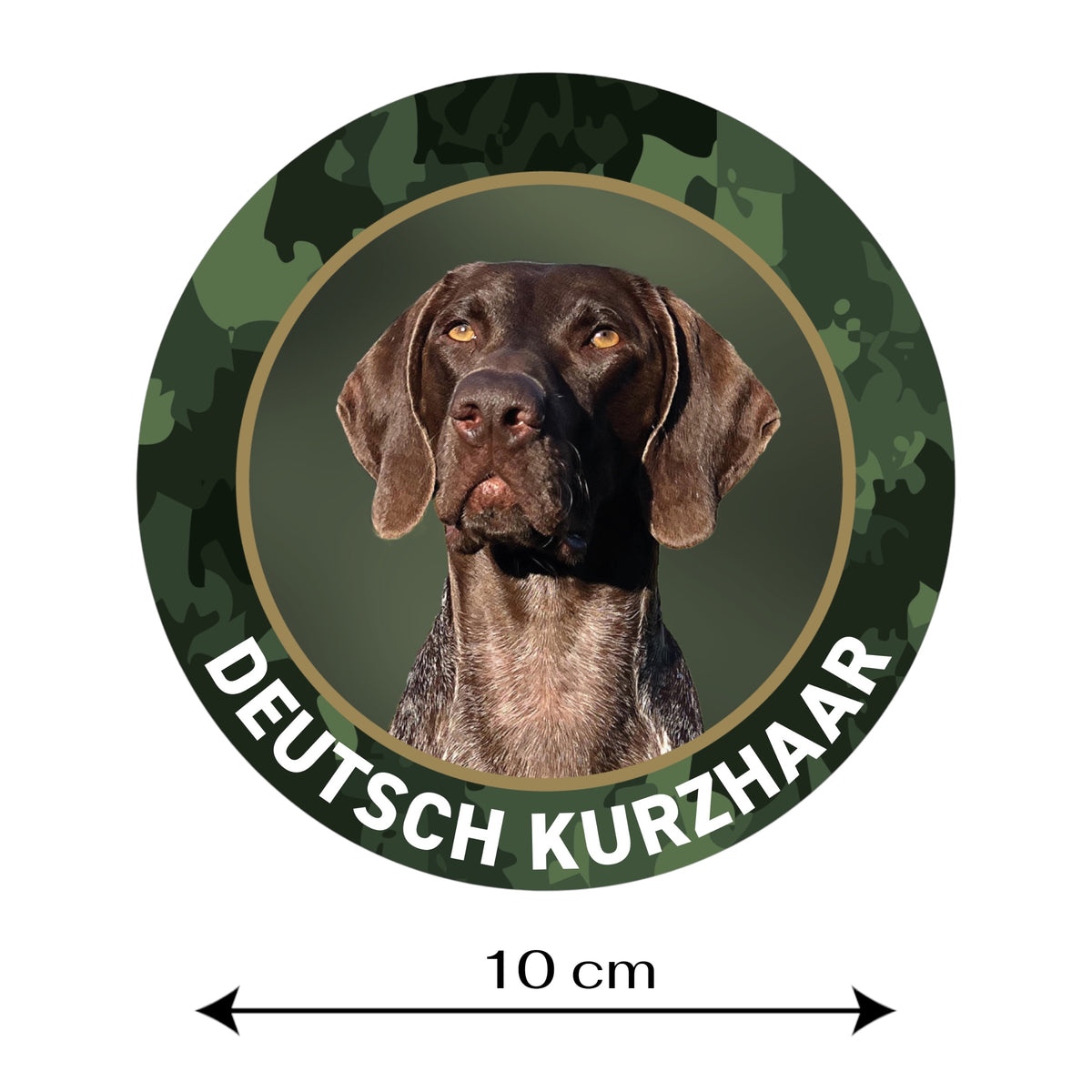 Deutsch Kurzhaar Aufkleber Braunschimmel fürs Auto