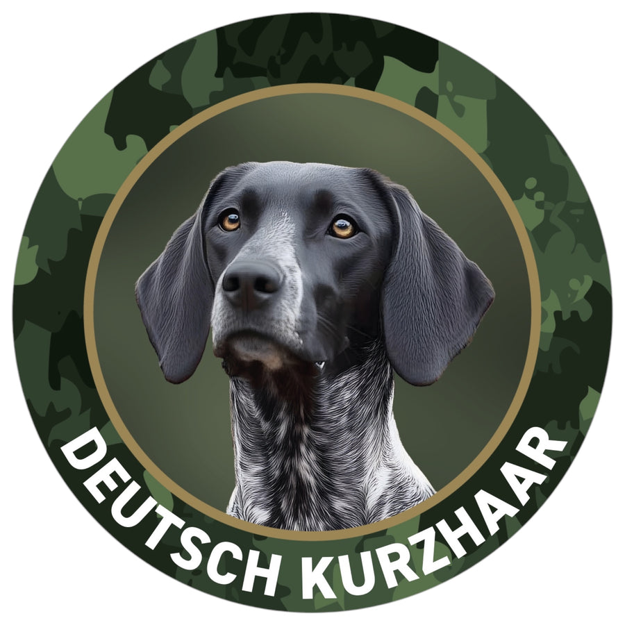 Deutsch Kurzhaar Schwarzschimmel Aufkleber fürs Auto
