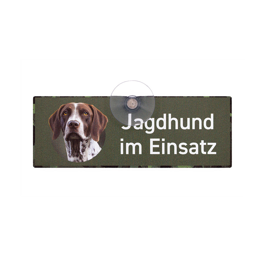 DK Braunschimmel Schild II mit Saugnapf fürs Auto
