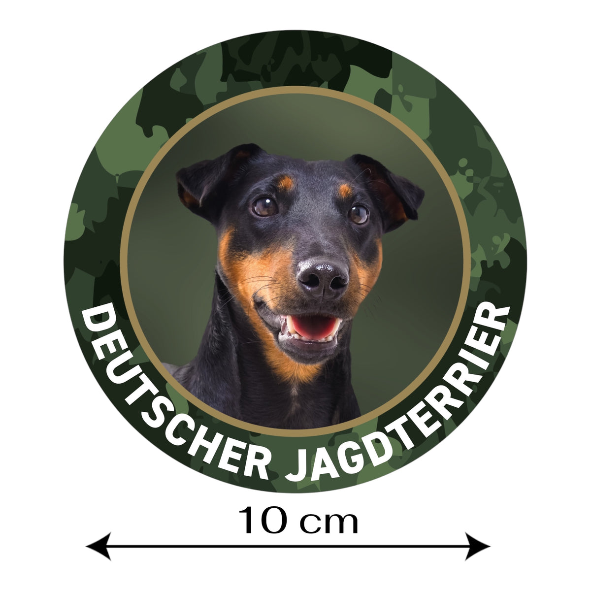 Deutscher Jagdterrier Kurzhaar Aufkleber fürs Auto