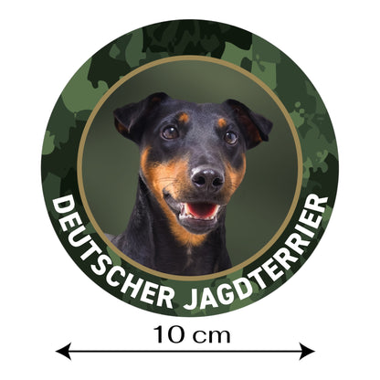 Deutscher Jagdterrier Kurzhaar Aufkleber fürs Auto