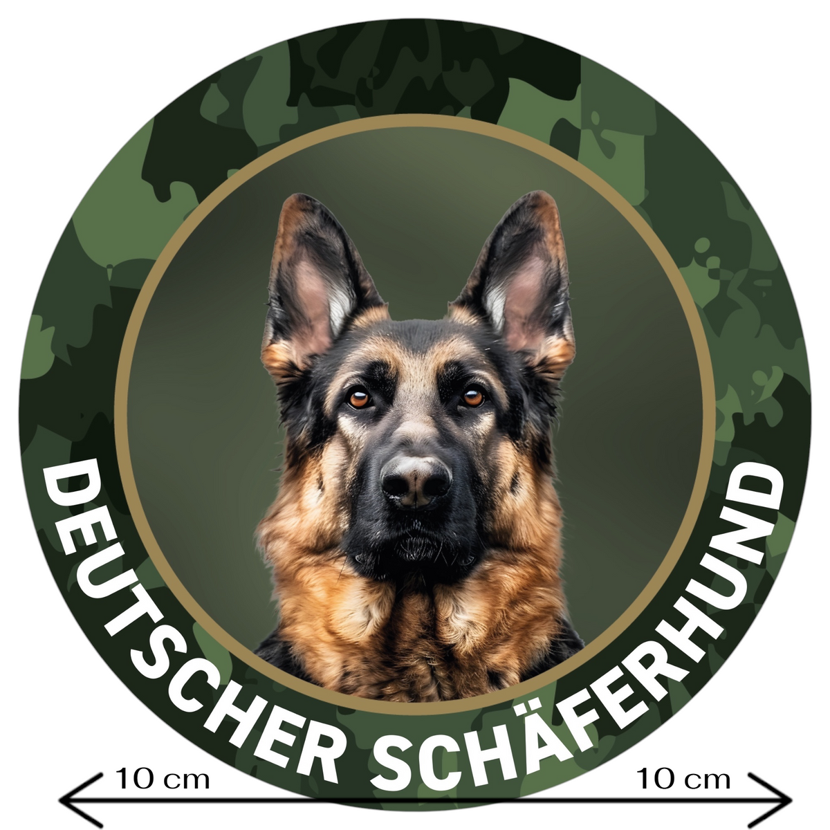 Deutscher Schäferhund Aufkleber fürs Auto