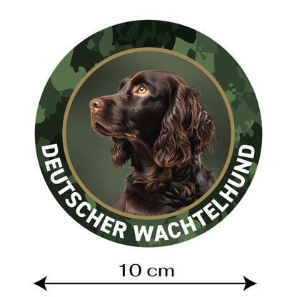Deutscher Wachtelhund Aufkleber fürs Auto