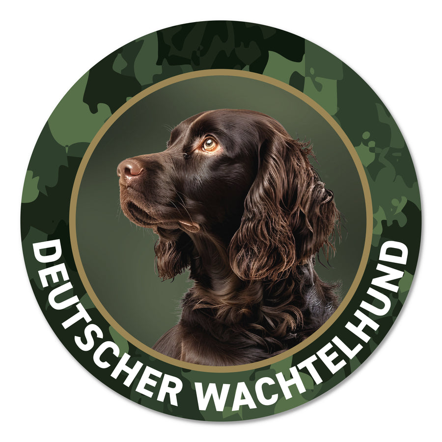 Deutscher Wachtelhund Aufkleber fürs Auto