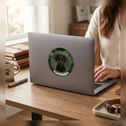 Dobermann Aufkleber fürs Auto