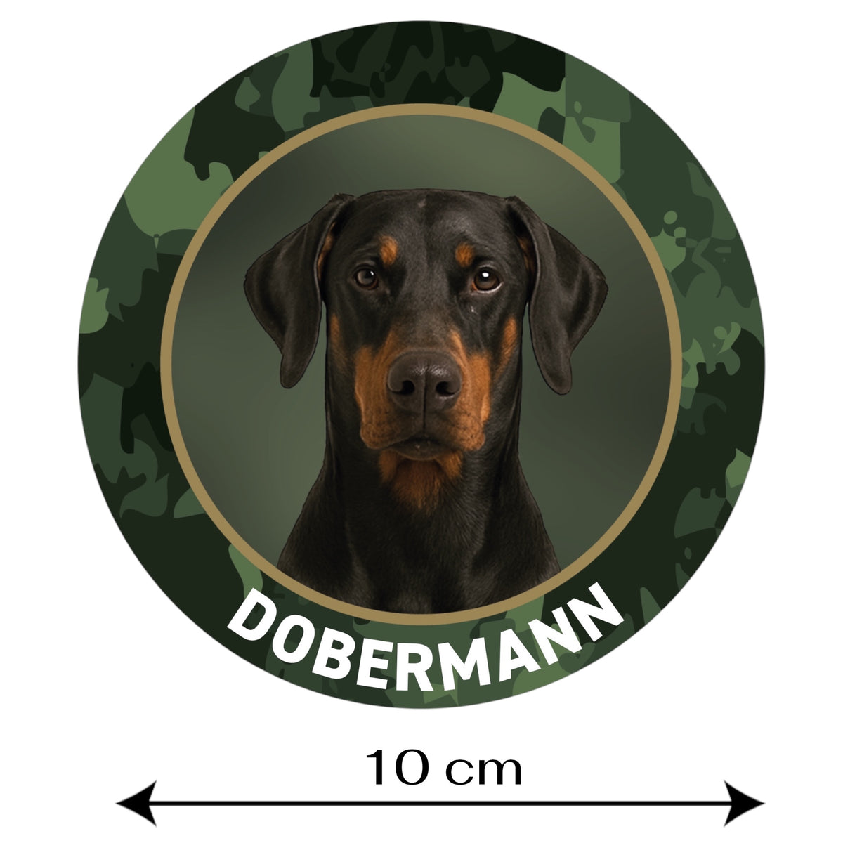 Dobermann II Aufkleber fürs Auto