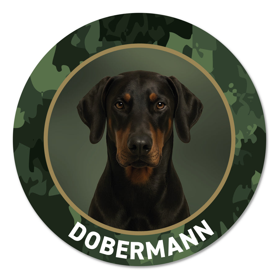 Dobermann Aufkleber fürs Auto