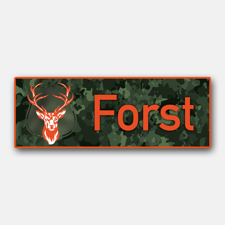 Magnetschild „Forst“ fürs Auto