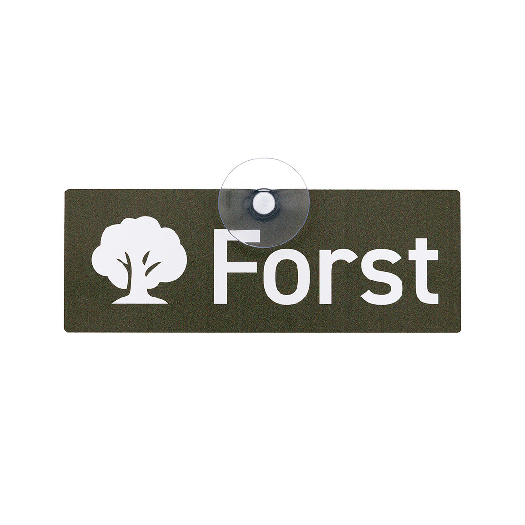 Forst Schild für die Autoscheibe – Premium-Saugnapfschild, UV- & witterungsbeständig - Made in Germany