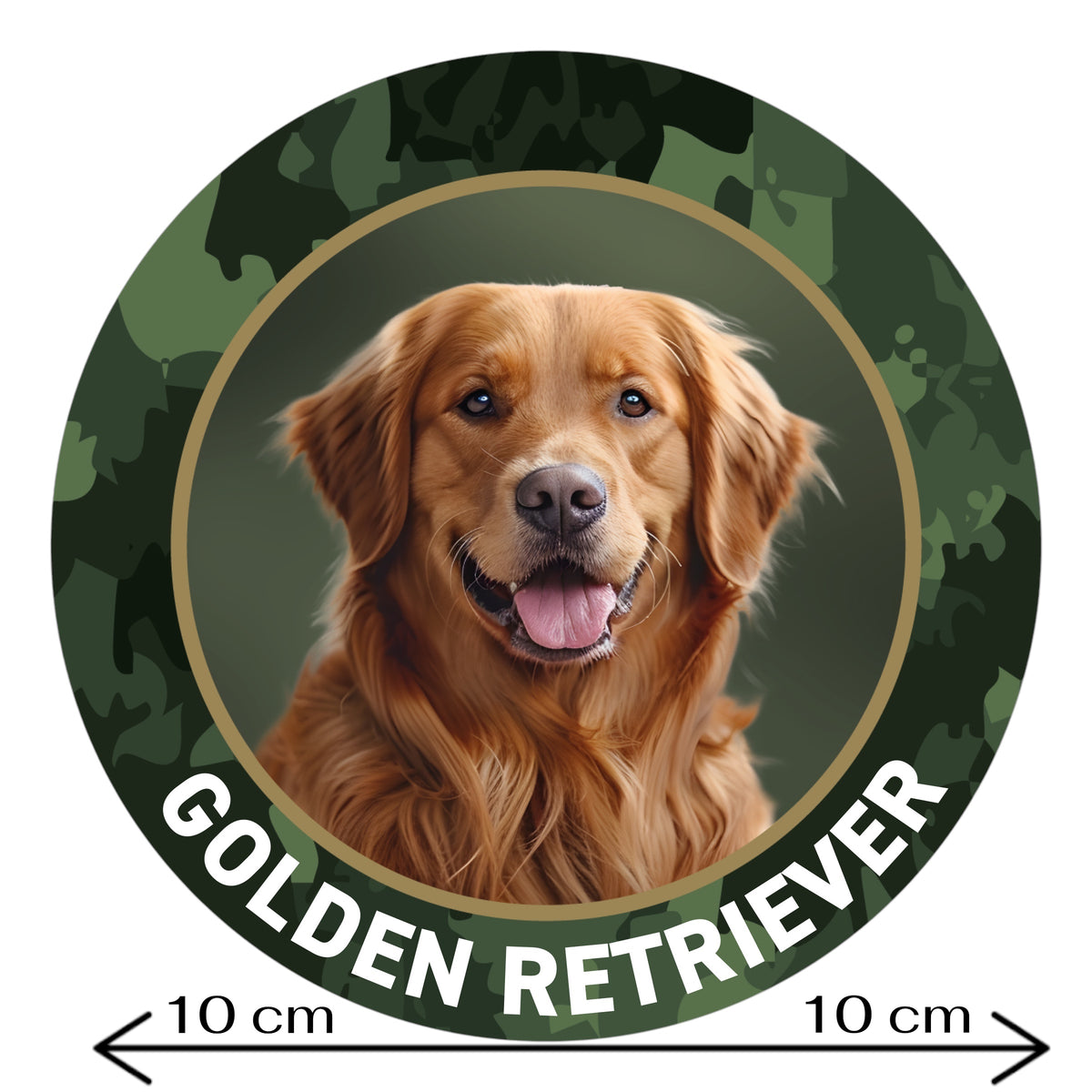 Golden Retriever Aufkleber fürs Auto