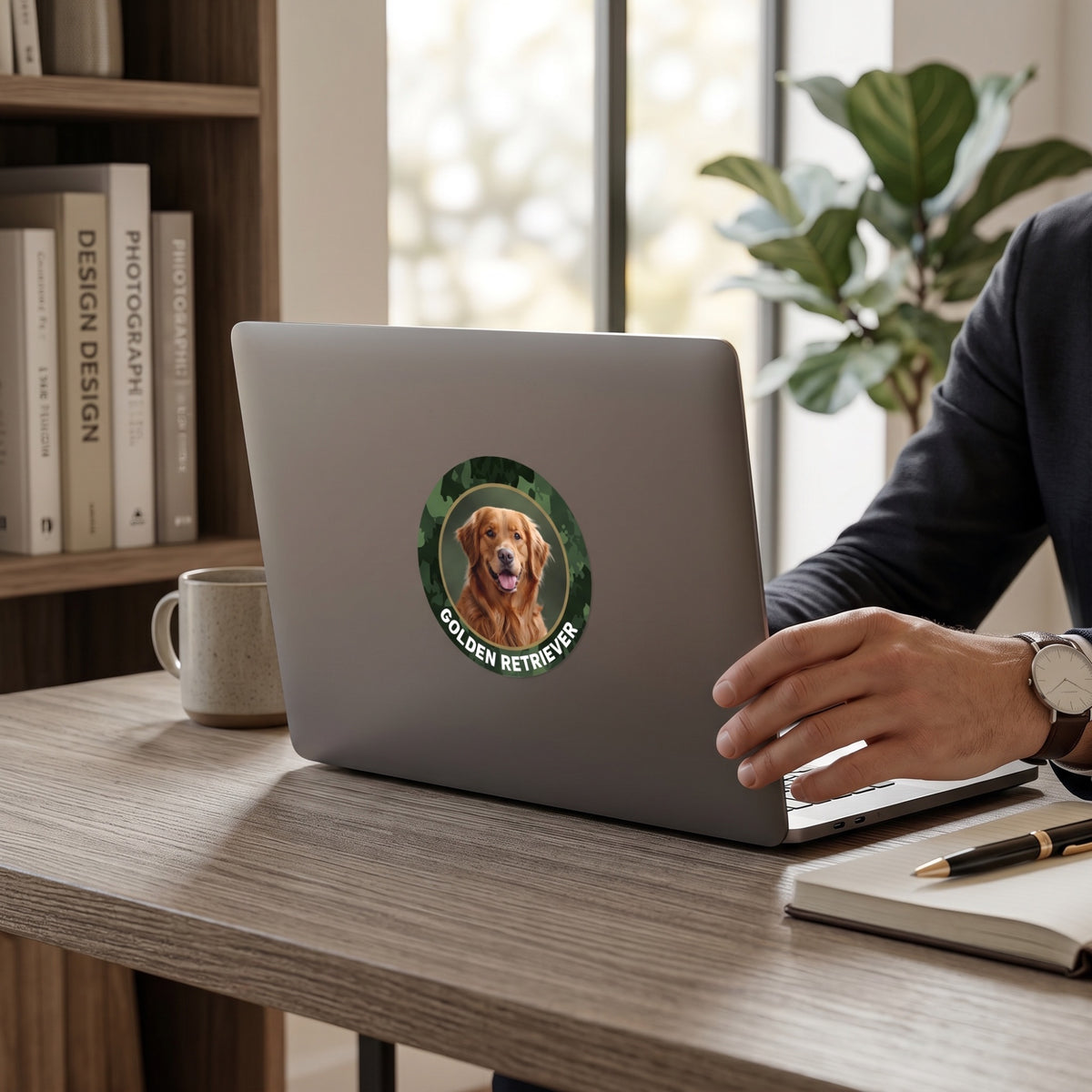 Golden Retriever Aufkleber fürs Auto