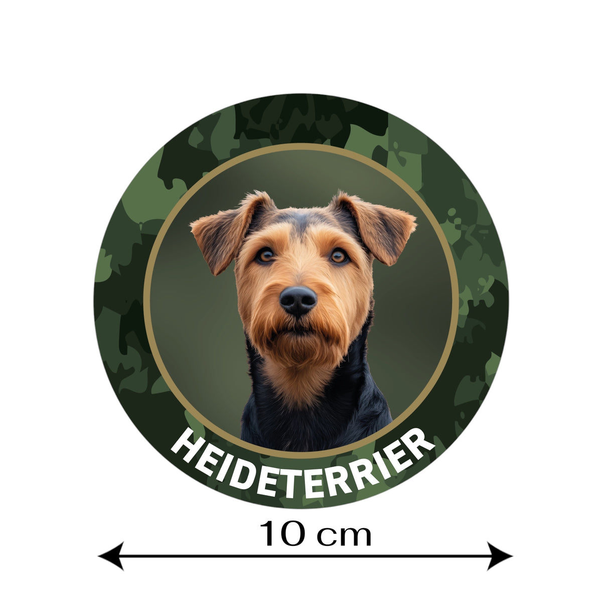 Heideterrier Jagdhund-Aufkleber fürs Auto