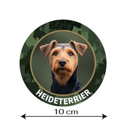 Heideterrier Jagdhund-Aufkleber fürs Auto
