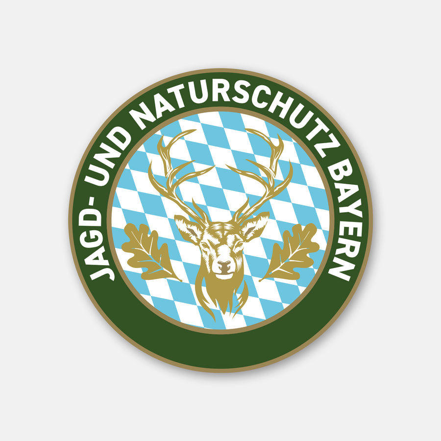 Bayern Jagdaufkleber, wiederverwendbar fürs Auto