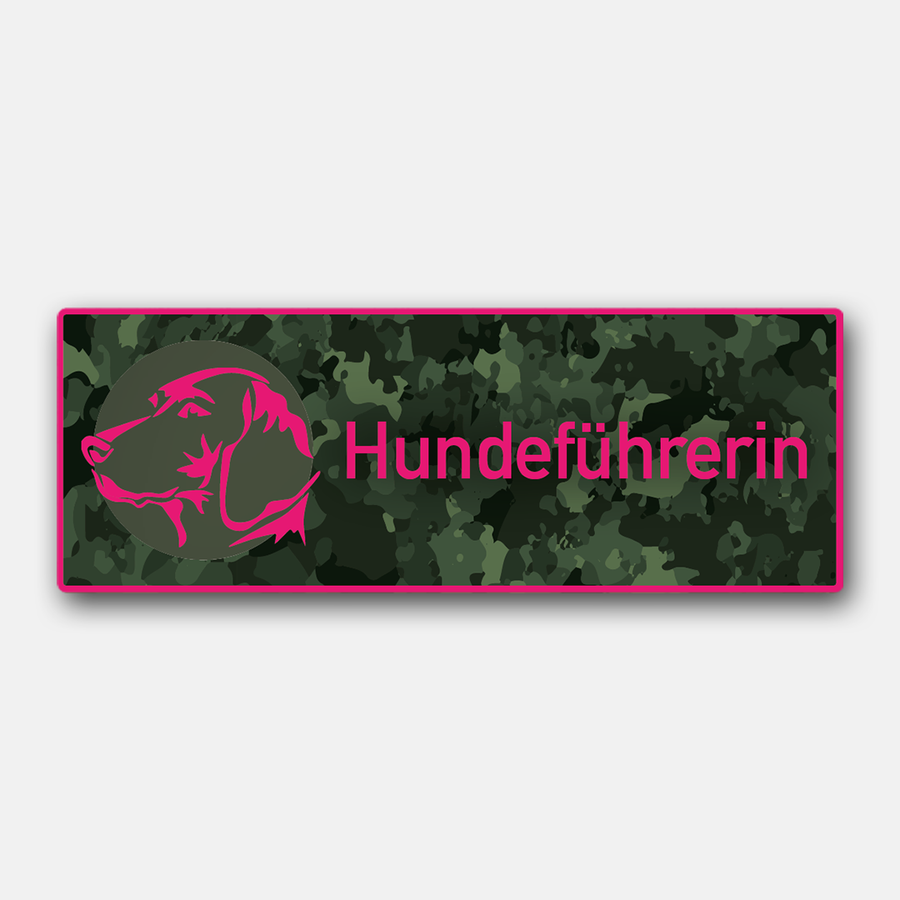 Aufkleber „Hundeführerin Kurzhaar“ fürs Auto