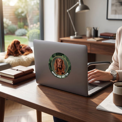 Irish Red Setter Aufkleber fürs Auto