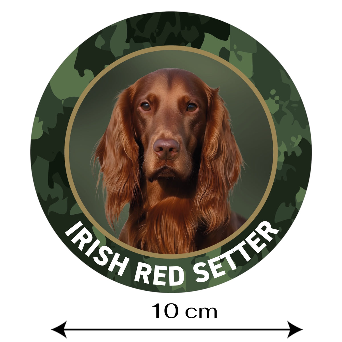Irish Red Setter Aufkleber fürs Auto