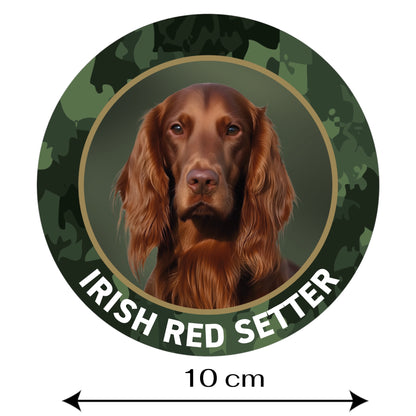 Irish Red Setter Aufkleber fürs Auto