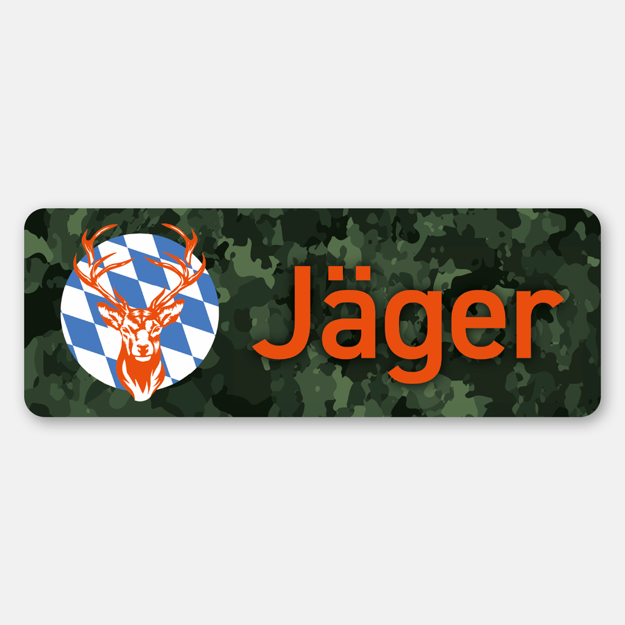 Magnetschild Bayern „Jäger“ fürs Auto