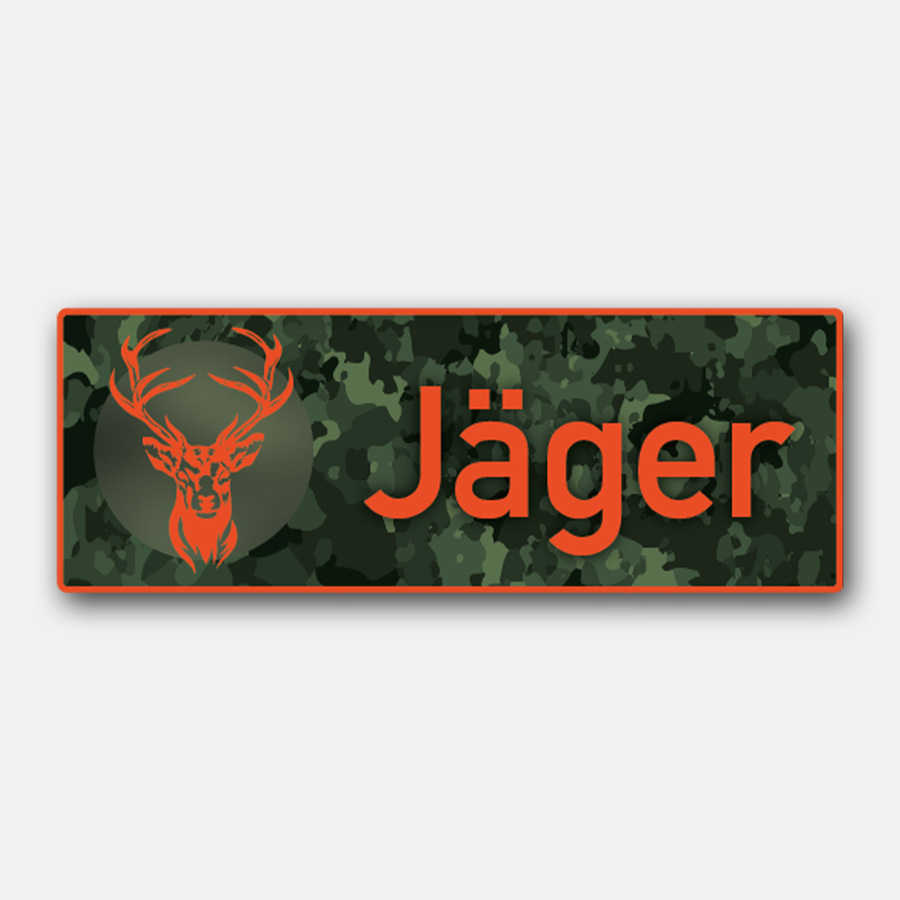 Jagdaufkleber „Jäger“ fürs Auto