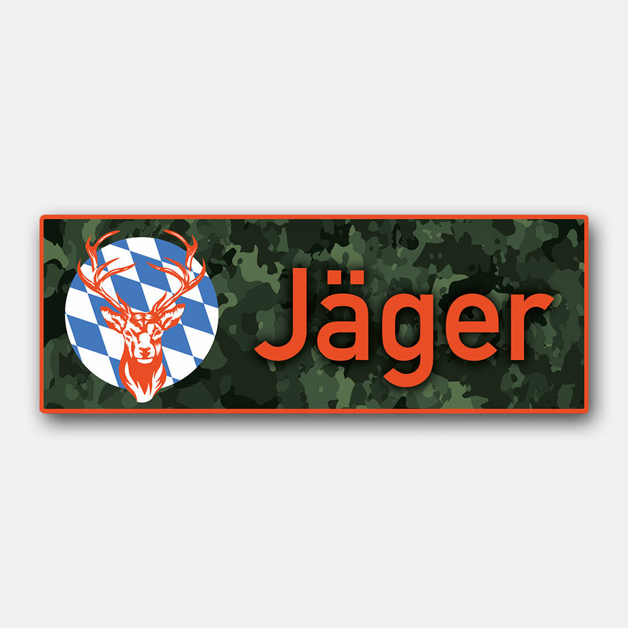 Jagdaufkleber Bayern „Jäger“ fürs Auto