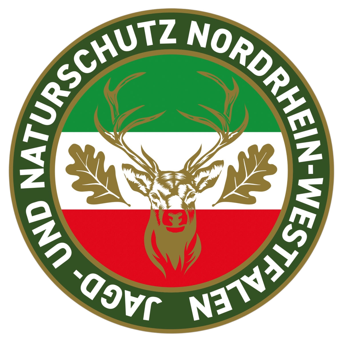 Jagdaufkleber Nordrhein-Westfalen NRW Autoaufkleber für Pkw, Jagdauto & Revierfahrzeug