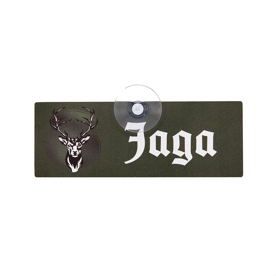 Jagdschild mit Saugnapf  "Jaga"