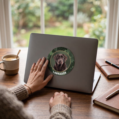 Labrador braun Aufkleber fürs Auto