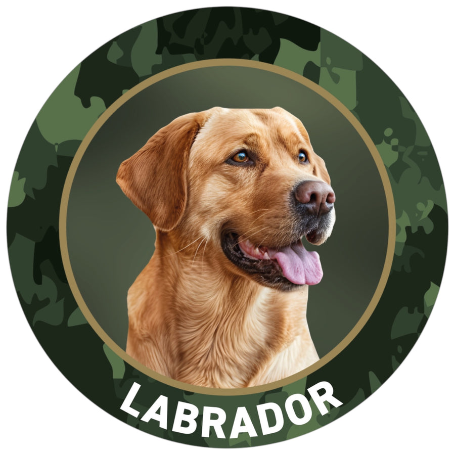 Labrador Aufkleber hellbraun fürs Auto