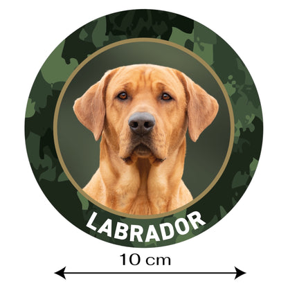 Labrador hellbraun Aufkleber fürs Auto