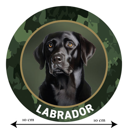Labrador schwarz Aufkleber fürs Auto