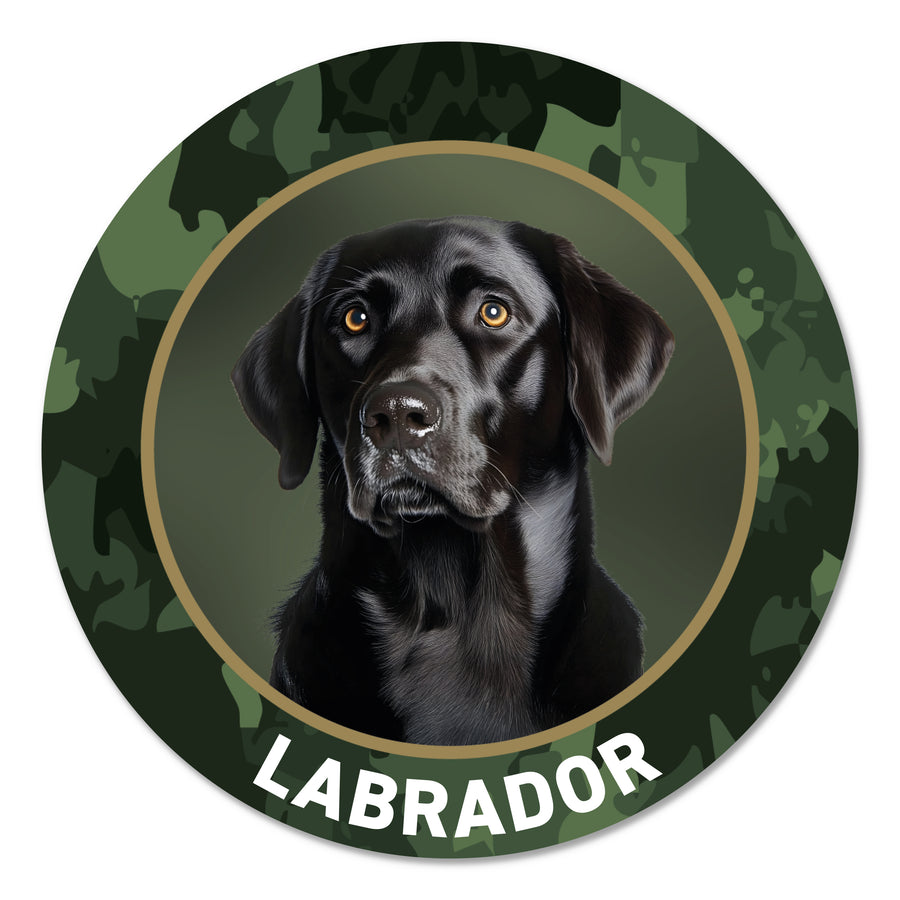 Labrador schwarz Aufkleber fürs Auto