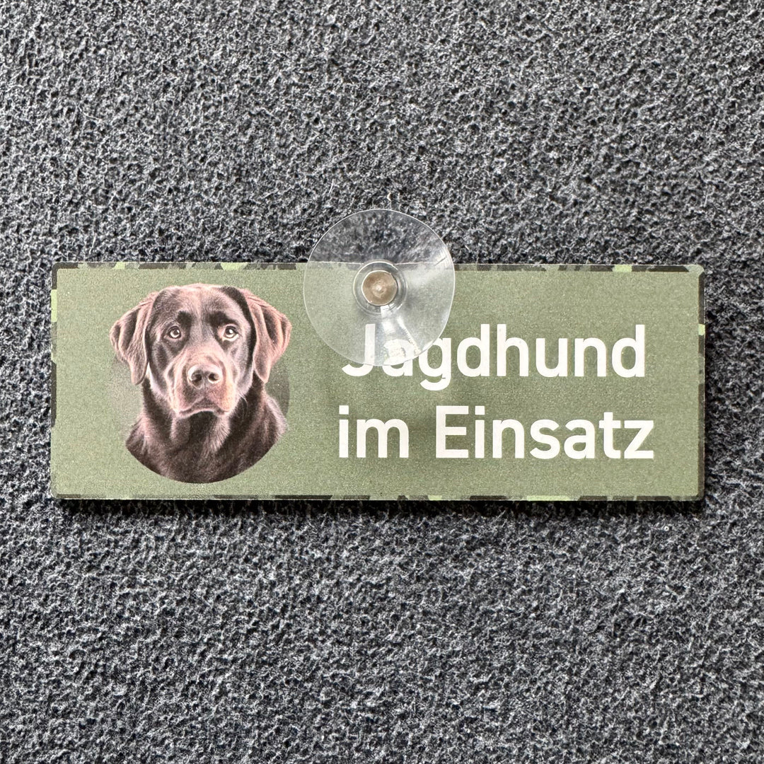 Jagdhund im Einsatz "Labrador" braun