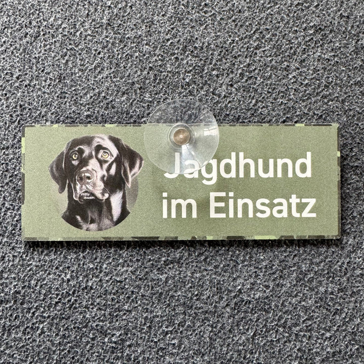 Jagdhund im Einsatz "Labrador" schwarz