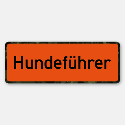Magnetschild „Hundeführer“ – Flexibles Auto-Schild für Nachsuchen, BOS-Einsätze & Vermisstensuche – UV-beständig, Made in Germany