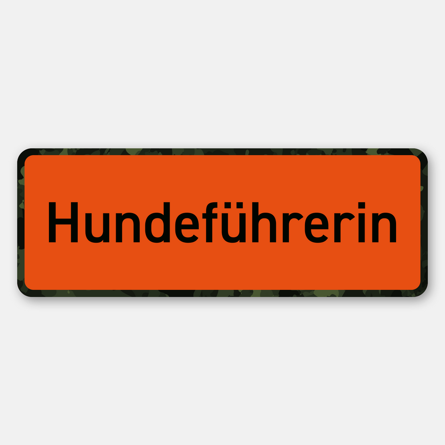 Magnetschild „Hundeführerin“ fürs Auto
