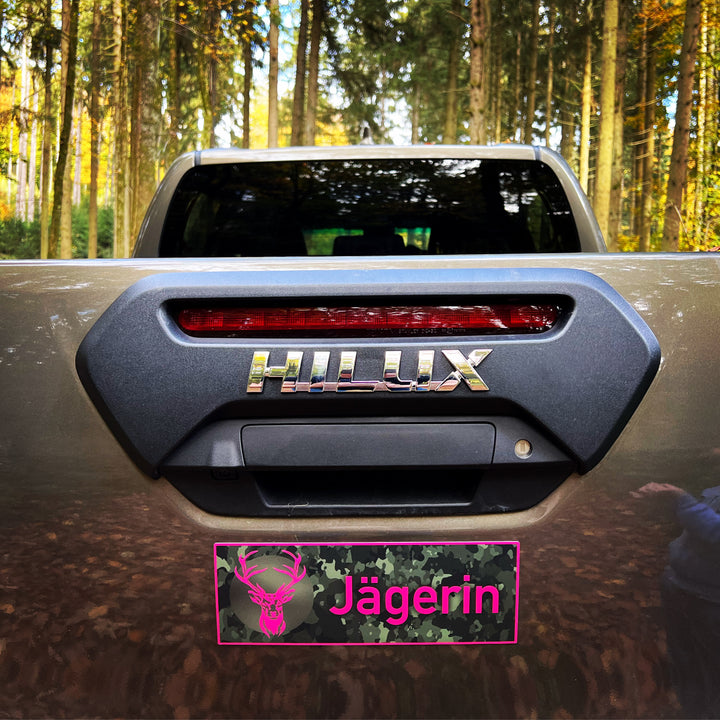 Magnetschild "Jägerin"