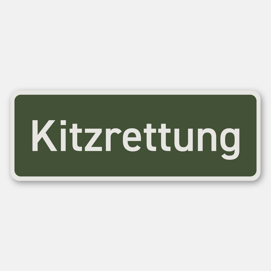 Magnetschild "Kitzrettung"