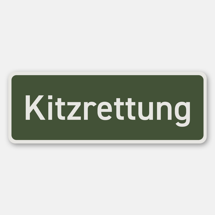 Magnetschild "Kitzrettung"