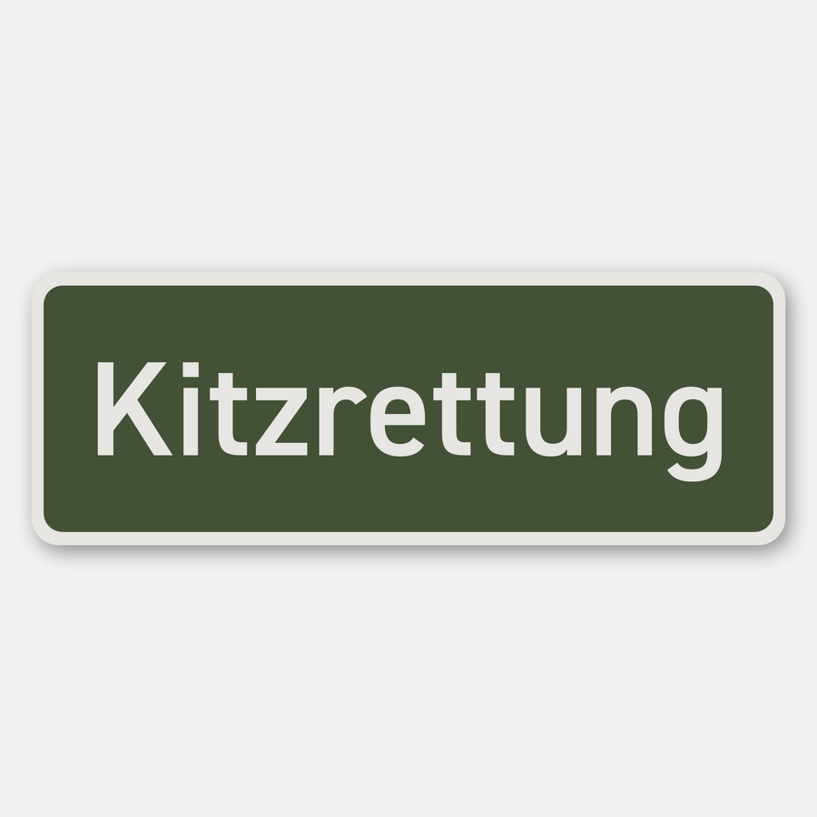 Magnetschild „Kitzrettung“ fürs Auto