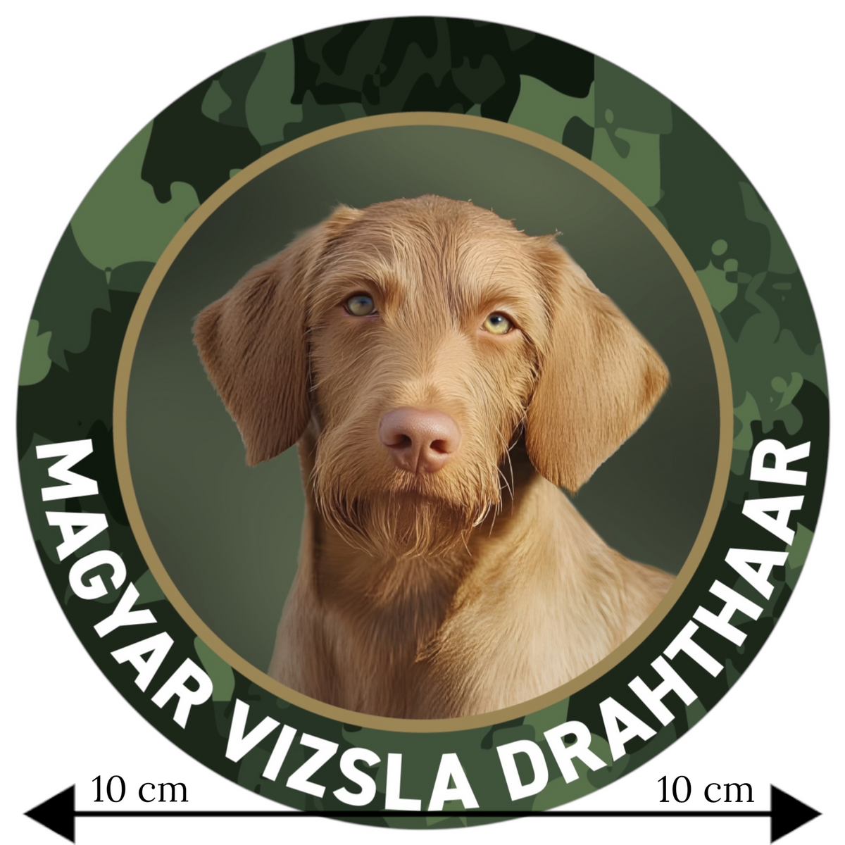 Magyar Vizsla Drahthaar Aufkleber fürs Auto