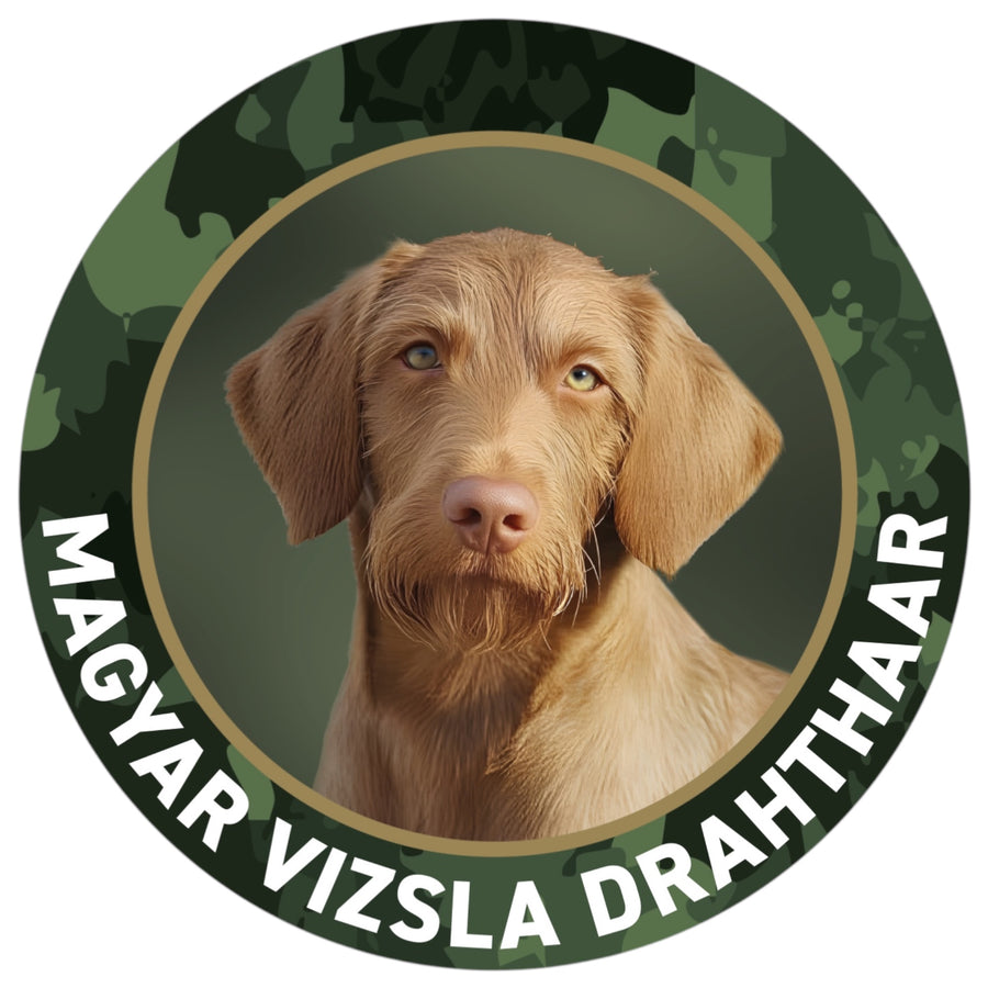 Magyar Vizsla Drahthaar Aufkleber fürs Auto