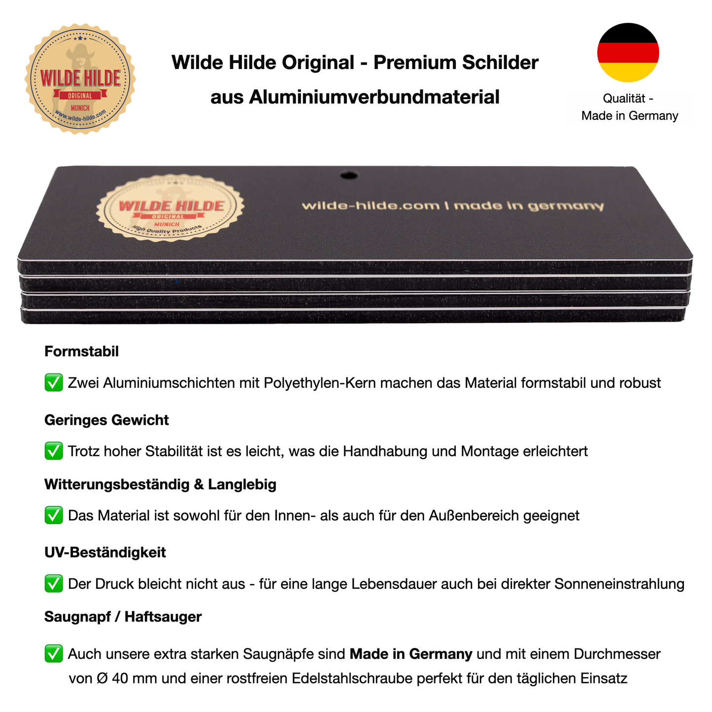 "Hundeführer im Einsatz" Schild fürs Auto mit Feld für Telefonnummer - MADE IN GERMANY