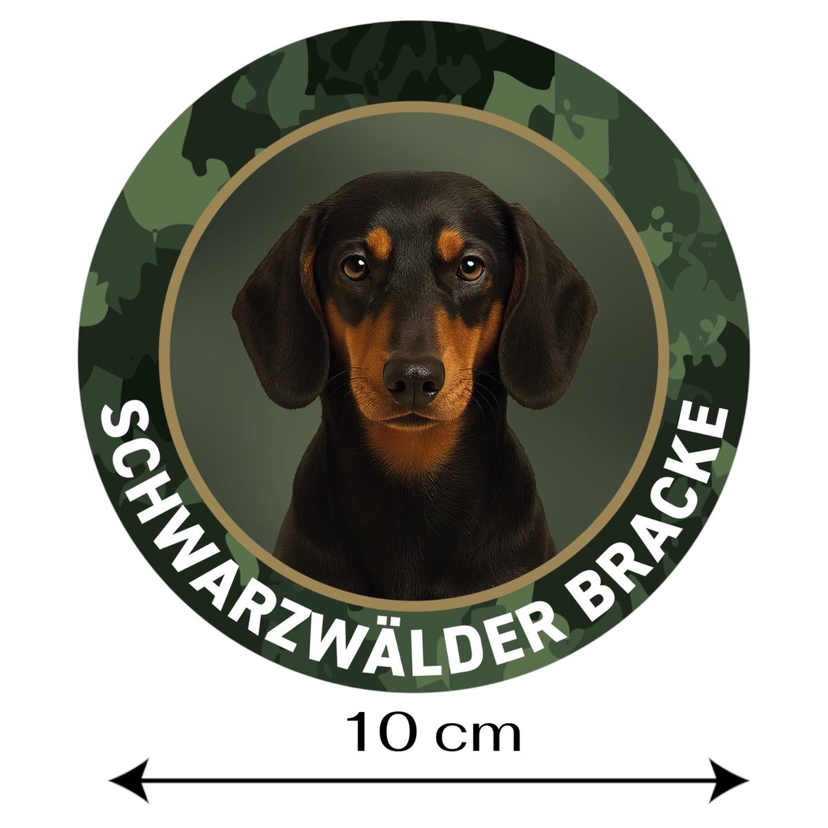Schwarzwälder Bracke Aufkleber fürs Auto